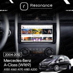 Магнітола Mercedes-Benz A-Class (W169) A150 A160 A170 A180 A200 (2004-2012) Resonance Ultra T100 2/32, 9" IPS (CarPlay) - Зображення 6
