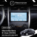 Магнітола Mercedes-Benz B-Class (W245) B150 B160 B170 B180 B200 (2005-2011) Resonance Ultra T100 2/32, 9" IPS (CarPlay) - Зображення 7
