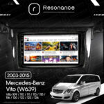 Магнітола Mercedes-Benz Vito (W639) (2003-2015) [кути на штатній - прямі] Resonance Ultra M2 2/32, 9" QLED - Зображення 6