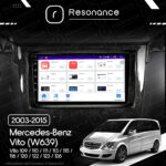 Магнітола Mercedes-Benz Vito (W639) (2003-2015) [кути на штатній - прямі] Resonance Ultra M2 2/32, 9" QLED - Зображення 10