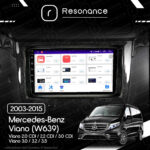 Магнітола Mercedes-Benz Viano (W639) (2003-2015) [кути на штатній - прямі] Resonance Ultra M2 2/32, 9" QLED - Зображення 10