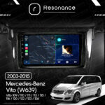 Магнітола Mercedes-Benz Vito (W639) (2003-2015) [кути на штатній - прямі] Resonance Ultra M2 2/32, 9" QLED - Зображення 7