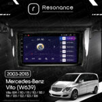Магнітола Mercedes-Benz Vito (W639) (2003-2015) [кути на штатній - прямі] Resonance Ultra M2 2/32, 9" QLED - Зображення 9
