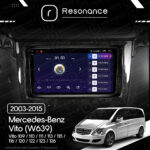 Магнітола Mercedes-Benz Vito (W639) (2003-2015) [кути на штатній - прямі] Resonance Ultra M2 2/32, 9.5" 2K QLED - Зображення 8