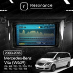 Магнітола Mercedes-Benz Vito (W639) (2003-2015) [кути на штатній - прямі] Resonance Ultra M2 2/32, 9.5" 2K QLED - Зображення 9