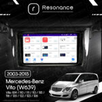 Магнітола Mercedes-Benz Vito (W639) (2003-2015) [кути на штатній - прямі] Resonance Ultra M2 2/32, 9.5" 2K QLED - Зображення 10