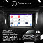 Магнітола Mercedes-Benz Viano (W639) (2003-2015) [кути на штатній - прямі] Resonance Ultra M2 2/32, 9.5" 2K QLED - Зображення 10