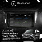 Магнітола Mercedes-Benz Viano (W639) (2003-2015) [кути на штатній - прямі] Resonance Ultra S8 (7870) 8/256, 9.5" 2K QLED, 360 - Зображення 9