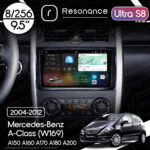 Магнітола Mercedes-Benz A-Class (W169) A150 A160 A170 A180 A200 (2004-2012) Resonance Ultra S8 (7870) 8/256, 9.5" 2K QLED, 360