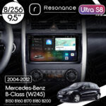 Магнітола Mercedes-Benz B-Class (W245) B150 B160 B170 B180 B200 (2005-2011) Resonance Ultra S8 (7870) 8/256, 9.5" 2K QLED, 360