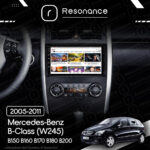 Магнітола Mercedes-Benz B-Class (W245 Low) B150 B160 B170 B180 B200 (2005-2011) Resonance Ultra M2 2/32, 9" QLED - Зображення 6