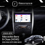 Магнітола Mercedes-Benz B-Class (W245 Low) B150 B160 B170 B180 B200 (2005-2011) Resonance Ultra M2 2/32, 9" QLED - Зображення 10