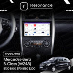 Магнітола Mercedes-Benz B-Class (W245 Low) B150 B160 B170 B180 B200 (2005-2011) Resonance Ultra M2 2/32, 9.5" 2K QLED - Зображення 10
