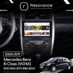 Магнітола Mercedes-Benz B-Class (W245 Low) B150 B160 B170 B180 B200 (2005-2011) Resonance Ultra M4 4/32, 9.5" 2K QLED - Зображення 6