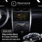Магнітола Mercedes-Benz B-Class (W245 Low) B150 B160 B170 B180 B200 (2005-2011) Resonance Ultra S6 (7870) 6/128, 9.5" 2K QLED, 360 - Зображення 7