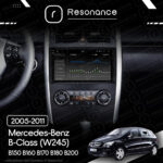 Магнітола Mercedes-Benz B-Class (W245 Low) B150 B160 B170 B180 B200 (2005-2011) Resonance Ultra S6 (7870) 6/128, 9.5" 2K QLED, 360 - Зображення 9