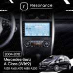 Магнітола Mercedes-Benz A-Class (W169 Low) A150 A160 A170 A180 A200 (2004-2012) Resonance Ultra T100 2/32, 9" IPS (CarPlay) - Зображення 7