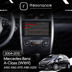Магнітола Mercedes-Benz A-Class (W169 Low) A150 A160 A170 A180 A200 (2004-2012) Resonance Ultra T100 2/32, 9" IPS (CarPlay) - Зображення 8