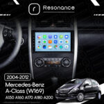 Магнітола Mercedes-Benz A-Class (W169 Low) A150 A160 A170 A180 A200 (2004-2012) Resonance Ultra T100 2/32, 9" IPS (CarPlay) - Зображення 10