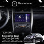 Магнітола Mercedes-Benz A-Class (W169 Low) A150 A160 A170 A180 A200 (2004-2012) Resonance Ultra M2 2/32, 9" QLED - Зображення 9