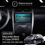 Магнітола Mercedes-Benz A-Class (W169 Low) A150 A160 A170 A180 A200 (2004-2012) Resonance Ultra M2 2/32, 9.5" 2K QLED - Зображення 9