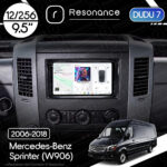Магнітола Mercedes-Benz Sprinter (W906) (2006-2018) DUDU 7 9.5" 2K QLED, 12/256