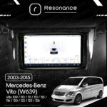 Магнітола Mercedes-Benz Vito (W639) (2003-2015) [кути на штатній - прямі] DUDU 6 9.5" 2K QLED, 8/256, 360 - Зображення 7