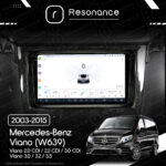 Магнітола Mercedes-Benz Viano (W639) (2003-2015) [кути на штатній - прямі] DUDU 6 9.5" 2K QLED, 8/256, 360 - Зображення 7