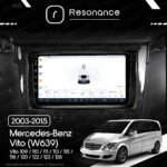 Магнітола Mercedes-Benz Vito (W639) (2003-2015) [кути на штатній - прямі] DUDU 3 9" QLED, 4/64 - Зображення 7