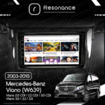 Магнітола Mercedes-Benz Viano (W639) (2003-2015) [кути на штатній - прямі] DUDU 3 9" QLED, 4/64 - Зображення 6