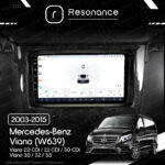 Магнітола Mercedes-Benz Viano (W639) (2003-2015) [кути на штатній - прямі] DUDU 3 9" QLED, 4/64 - Зображення 7