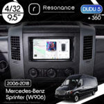 Магнітола Mercedes-Benz Sprinter (W906) (2006-2018) DUDU 5 9.5" QLED, 4/32, 361