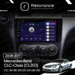 Магнітола Mercedes-Benz CLC-Class (CL203) CLC 160 180 200 220 230 250 350 (2008-2011) Resonance Ultra M2 2/32, 9" QLED - Зображення 8