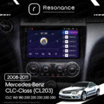 Магнітола Mercedes-Benz CLC-Class (CL203) CLC 160 180 200 220 230 250 350 (2008-2011) Resonance Ultra M2 2/32, 9.5" 2K QLED - Зображення 7