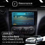 Магнітола Mercedes-Benz CLC-Class (CL203) CLC 160 180 200 220 230 250 350 (2008-2011) Resonance Ultra M2 2/32, 9.5" 2K QLED - Зображення 8
