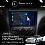 Магнітола Mercedes-Benz CLC-Class (CL203) CLC 160 180 200 220 230 250 350 (2008-2011) Resonance Ultra M4 4/32, 9.5" 2K QLED - Зображення 6