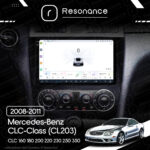 Магнітола Mercedes-Benz CLC-Class (CL203) CLC 160 180 200 220 230 250 350 (2008-2011) DUDU 6 9.5" 2K QLED, 8/256, 360 - Зображення 6