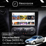 Магнітола Mercedes-Benz C-Class (W203 FL) C160 C180 C200 C230 C280 C350 (2004-2007) DUDU 6 9.5" 2K QLED, 8/256, 360 - Зображення 5