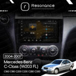 Магнітола Mercedes-Benz C-Class (W203 FL) C160 C180 C200 C230 C280 C350 (2004-2007) Resonance Ultra S6 (7870) 6/128, 9.5" 2K QLED, - Зображення 6
