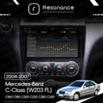 Магнітола Mercedes-Benz C-Class (W203 FL) C160 C180 C200 C230 C280 C350 (2004-2007) Resonance Ultra S6 (7870) 6/128, 9.5" 2K QLED, - Зображення 8