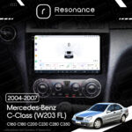 Магнітола Mercedes-Benz C-Class (W203 FL) C160 C180 C200 C230 C280 C350 (2004-2007) DUDU 6 9.5" 2K QLED, 8/256, 360 - Зображення 6