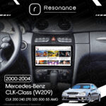 Магнітола Mercedes-Benz CLK-Class (W209) CLK 200 240 270 320 500 55 AMG (2000-2004) DUDU 5 9.5" QLED, 4/64 - Зображення 6