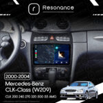 Магнітола Mercedes-Benz CLK-Class (W209) CLK 200 240 270 320 500 55 AMG (2000-2004) DUDU 5 9.5" QLED, 6/128 - Зображення 8