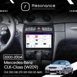 Магнітола Mercedes-Benz CLK-Class (W209) CLK 200 240 270 320 500 55 AMG (2000-2004) Resonance Ultra M2 2/32, 9" QLED - Зображення 10