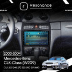 Магнітола Mercedes-Benz CLK-Class (W209) CLK 200 240 270 320 500 55 AMG (2000-2004) Resonance Ultra M2 2/32, 9" QLED - Зображення 8