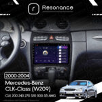 Магнітола Mercedes-Benz CLK-Class (W209) CLK 200 240 270 320 500 55 AMG (2000-2004) Resonance Ultra M2 2/32, 9" QLED - Зображення 9