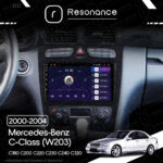 Магнітола Mercedes-Benz C-Class (W203) C180 С200 C220 С230 С240 С320 (2000-2004) Resonance Ultra M6 (7862) 6/128, 9" QLED, 360 - Зображення 9
