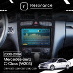 Магнітола Mercedes-Benz C-Class (W203) C180 С200 C220 С230 С240 С320 (2000-2004) Resonance Ultra M4 4/32, 9.5" 2K QLED - Зображення 9