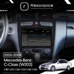 Магнітола Mercedes-Benz C-Class (W203) C180 С200 C220 С230 С240 С320 (2000-2004) Resonance Ultra S8 (7870) 8/256, 9.5" 2K QLED, - Зображення 9