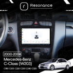 Магнітола Mercedes-Benz C-Class (W203) C180 С200 C220 С230 С240 С320 (2000-2004) DUDU 3 9" QLED, 4/64 - Зображення 7